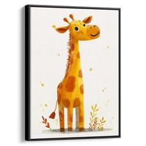 Quadro Girafa Infantil - Aventura no Reino Encantado Quadro Girafa Infantil - Aventura no Reino Encantado