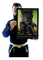 Quadro Gorila Rei Jiu Jitsu Lutador Arte Decorção Quadro Gorila Rei Jiu Jitsu Lutador Arte Decorção