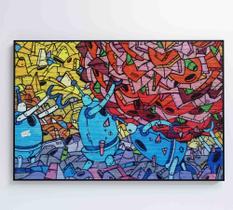 Quadro Grafite Robôs Quadro Grafite Robôs