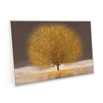 Quadro Grande Árvore Dourada Da Vida 90x60 Cm Para Sala - Bimper Quadros Quadro Grande Árvore Dourada Da Vida 90x60 Cm Para Sala - Bimper Quadros