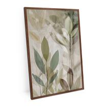 Quadro Grande Folhas Da Natureza Para Escritório 120x80 Cm - Bimper Quadros Quadro Grande Folhas Da Natureza Para Escritório 120x80 Cm - Bimper Quadros