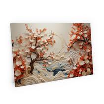 Quadro Grande Mar landscape 3D 120x080 Moderno cm Para Escritório E Sala - Bimper Quadros