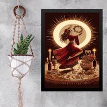Quadro Gravura Cigana - Ritual 33x24cm - com vidro
