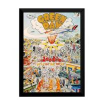 Quadro Green Day Banda Punk Rock Arte Poster Moldurado Quadro Green Day Banda Punk Rock Arte Poster Moldurado