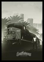 Quadro Gta San Andreas Game Arte Moldura 42x29cm