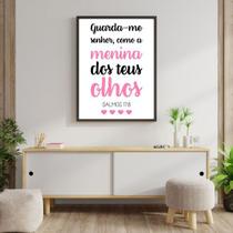 Quadro Guarda-me Senhor - Salmo17:8 24x18cm Quadro Guarda-me Senhor - Salmo17:8 24x18cm