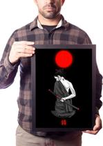 Quadro Gueisha Gueixa Arte Oriental Poster Na Moldura