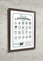 Quadro Guia da Lavanderia - Quadro Novo