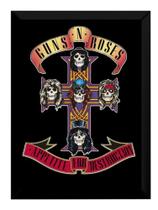 Quadro Guns N' Roses Appetite For Arte Poster Moldurado