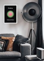 Quadro Habilidade/Domínio/Prática com Vidro e Moldura Branca Tamanho:21cm x 30cm (A4)