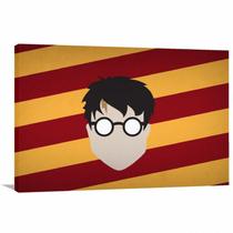 Quadro Harry Potter decorativo com Tela em Tecido