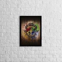 Quadro Harry Potter Hogwarts 24X18Cm