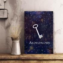 Quadro Harry Potter Hogwarts decorativo Tela de Tecido