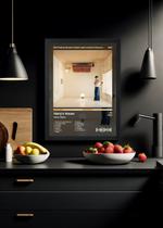 Quadro Harry Styles Harry's House (Dark) Com Vidro Tamanho:21cm x 30cm (A4)