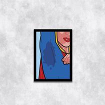 Quadro Heroína com "Pizza" 45x34cm - com vidro