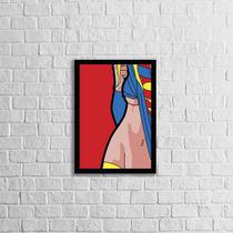 Quadro Heroína Sensualizando 45x34cm - com vidro