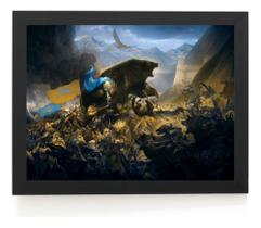 Quadro Hobbit Batalha Dos Cinco Exercitos Fantasy Arte