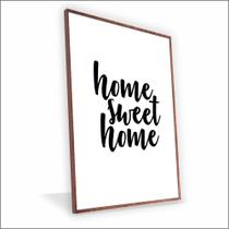 Quadro Home Sweet Home Canvas Sem Vidro
