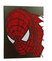 Quadro Homem Aranha 30cm x 38cm Bronze / Vermelho Esp / Branco - Artístic Laser