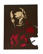 Quadro Homem de Ferro 29x38 Cm Bronze / Vermelho Es/ Dourado Quadro Homem de Ferro 29x38 Cm Bronze / Vermelho Es/ Dourado