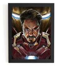 Quadro Homem De Ferro Hq Arte Vingadores Guerra Infinita
