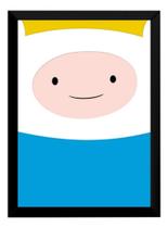 Quadro Hora De Aventura Finn Arte Poster Moldurado