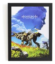 Quadro Horizon Zero Dawn Game Arte Poster Moldurado Quadro Horizon Zero Dawn Game Arte Poster Moldurado