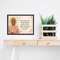 Quadro Horizontal Beata Nhá Chica 24x18cm - com vidro