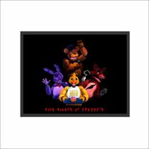 Quadro Horizontal FNAF Five Nights at Freddy's 30x40cm