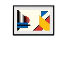 Quadro Horizontal Mondrian - 60X48Cm