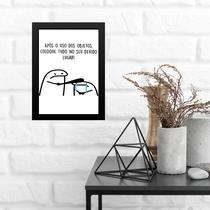 Quadro Humor Não Mate O Coleguinha 45x34cm - com vidro Quadro Humor Não Mate O Coleguinha 45x34cm - com vidro