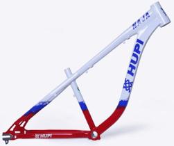 Quadro hupi naja v9 branco/azul/vermelh gancheira horizontal