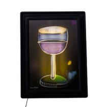 Quadro Iluminado Wine Time