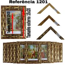 Quadro Imagem Via Sacra jesus 15 Estações 15x20 luxo Religioso
