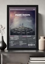 Quadro Imagine Dragons Night Visions (Colored) Com Vidro Tamanho:21cm x 30cm (A4) Quadro Imagine Dragons Night Visions (Colored) Com Vidro Tamanho:21cm x 30cm (A4)