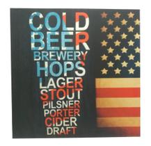 Quadro impresso Gold Beer 45x45 cm