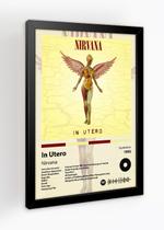 Quadro In Utero - Nirvana - Com vidro Tamanho:21cm x 30cm (A4) Quadro In Utero - Nirvana - Com vidro Tamanho:21cm x 30cm (A4)