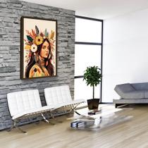 Quadro India Apache Nativa Sala Quarto