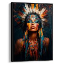 Quadro Índia em Pintura Envolvente Quadro Índia em Pintura Envolvente