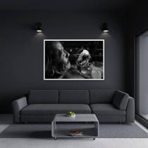 Quadro Índio Tecendo Artesanato Quadro Índio Tecendo Artesanato