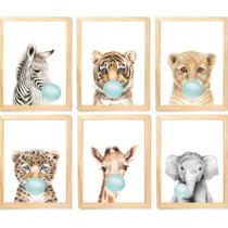 Quadro Infantil 6 Un A4 Vidro E Pendurador Quadro Infantil 6 Un A4 Vidro E Pendurador