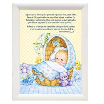 Quadro Infantil" Agradeço a Deus pelo presente."Gratidão