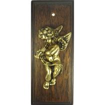 Quadro Infantil Anjo: Durma Bem em Latão e Madeira Reciclado Artesanal e Encantador - Loja da SAT Quadro Infantil Anjo: Durma Bem em Latão e Madeira Reciclado Artesanal e Encantador - Loja da SAT