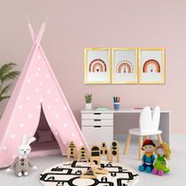 Quadro Infantil Boho Coração Quadro Infantil Boho Coração