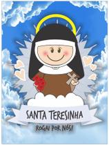Quadro Infantil de Santa Teresinha do Menino Jesus - Gil e Jo