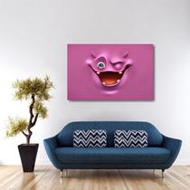 Quadro Infantil Humor decorativo com Tela de Tecido Quadro Infantil Humor decorativo com Tela de Tecido