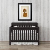 Quadro Infantil Retrô Urso Aviador- 60X48Cm