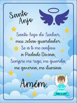 Quadro Infantil Santo Anjo Menino