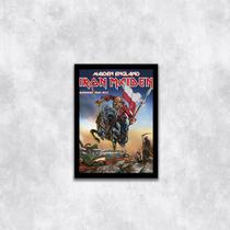 Quadro Iron Maiden Eddie England 24x18cm Quadro Iron Maiden Eddie England 24x18cm