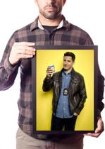 Quadro Jake Peralta Brooklyn 99 Poster Moldurado Quadro Jake Peralta Brooklyn 99 Poster Moldurado